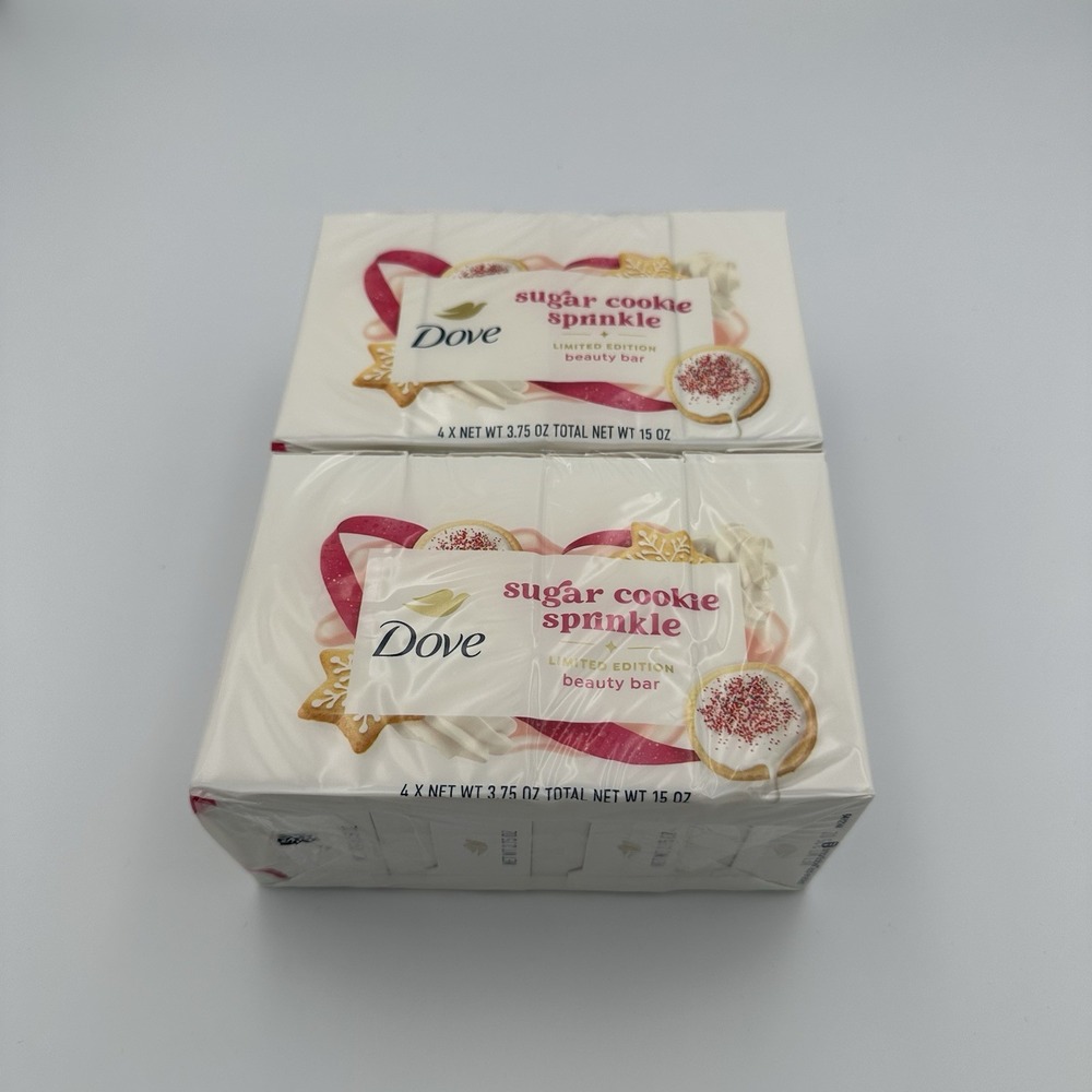 Dove SUGAR COOKIE SPRINKLE Holiday Treats Limited Edition Beauty Bar Soap (8) - Picture 2 of 2